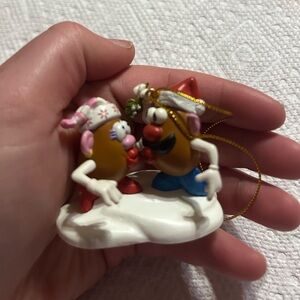 MR & MRS potato head ornament